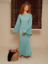 Load image into Gallery viewer, The Lalish Dress - Pleated Satin Dress

